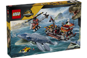 LEGO®  - LEGO Jurassic World 77983 Mosasaurus-dinosaurus hyökkää veneen kimppuun - 77983