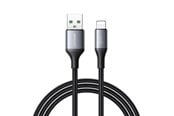 USB kaapelit - Joyroom S-A28 Flash Series 3A USB-A - Lightning cable 2m - black - S-A28_ALB2