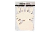 Vauva- ja taaperolelut - Creativ Company Wooden Sea Animals Crab and Whale 2pcs. - 57975