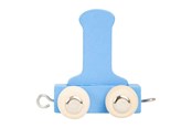 Puulelut - Small Foot - Wooden Letter Train Blue - I - 12 pieces - 10359-display12