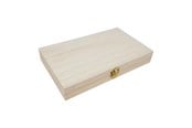 Lastenhuone - Playwood Box Rectangle with Lid Paulownia Wood - sl062A