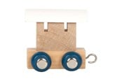 Puulelut - Small Foot - Wooden Letter Train Polar - Wagon White - 12 pieces - 12569-display12