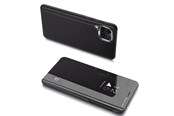 Puhelin - Kannet ja kotelot - Hurtel Clear View Case Cover for Samsung Galaxy A22 4G Black - 5907769330698