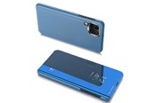 Puhelin - Kannet ja kotelot - Hurtel Clear View Case Cover for Samsung Galaxy A22 4G Blue - 5907769330704