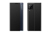 Tabletti - Kannet & Suojakotelot - Hurtel Sleep Case Bookcase Type Case with Smart Window for Samsung Galaxy A22 4G Black - 5907769330797
