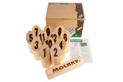Pihapelit - Molkky GO Pinewood Throwing Game with 12 Cones - 60595