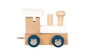 Puulelut - Small Foot - Wooden Letter Train Polar - Locomotive White - 12 - 12570-display12