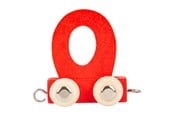 Puulelut - Small Foot - Wooden Letter Train Red - O - 12 pieces - 10365-display12