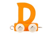 Puulelut - Small Foot - Wooden Letter Train Color - D - 10354-display12