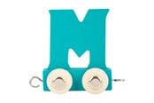 Puulelut - Small Foot - Wooden Letter Train Blue - M - 12 pieces - 10363-display12
