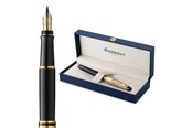 Kirjoitus- ja piirustustarvikkeet - Waterman Expert 'The Opera Collection' Black & Gold G.T. Fountain pen M Blue ink - 2225138