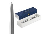 Kirjoitus- ja piirustustarvikkeet - Waterman Impression Stainless Steel P.T. Ballpen M Blue ink - 2225492