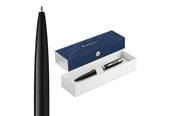 Kirjoitus- ja piirustustarvikkeet - Waterman Impression Black Lacquer P.T. Ballpen M Blue ink - 2225498