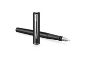 Kirjoitus- ja piirustustarvikkeet - Waterman Allure Black Lacquer Fountain pen F Blue ink 1-Blister - 2225503