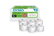 Paperit, valokuvapaperit ja tarrat - DYMO Authentic LabelWriter Small Name Badge Labels | 41 mm x 89 mm | Self-Adhesive | 6 Rolls of 300 Easy-Peel Labels (1.800 Count) | for LabelWriter Label Makers | Made in Europe - 2234187