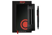 Kirjoitus- ja piirustustarvikkeet - Rotring 600 Mechanical Pencil 0.5 mm Pen Pouch & Premium Notebook Gift Set - 2224710