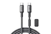 USB kaapelit - Joyroom S-A50 Unlimited Series 60W USB-C - USB-C Cable with Magnetic Organizer 1.2m - Gray - S-A50_CC