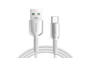 USB kaapelit - Joyroom S-A51 Cutting-Edge Series 3A USB-A - USB-C cable 1.2m - light gray - S-A51_AC