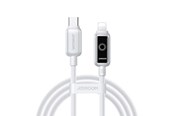 USB kaapelit - Joyroom S-A55 StarFlight 30W USB-C - Lightning cable 1.2m - white - S-A55 C-L 30W 1.2m white