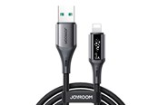 USB kaapelit - Joyroom S-A60 StarTalk 3A USB-A - Lightning cable 1.2 m - black - S-A60 A-L 3A 1.2m black