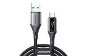 USB kaapelit - Joyroom S-A60 StarTalk 3A USB-A - USB-C cable 1.2m - black - S-A60 A-C 3A 1.2m black