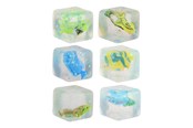 Lelut - Johntoy Slow Rise Glitter Cube with Fish - 24625