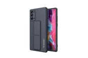 Puhelin - Kannet ja kotelot - Wozinsky Kickstand Case Silicone Case with Stand Samsung Galaxy Note 20 Case Navy Blue - 9111201941113