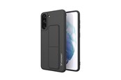 Puhelin - Kannet ja kotelot - Wozinsky  Kickstand Case Silicone Case with Stand Case Samsung Galaxy S21+ 5G Black - 9111201941397