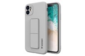 Puhelin - Kannet ja kotelot - Wozinsky Kickstand Case Silicone Case with Stand Case for Xiaomi Redmi 10X 4G / Xiaomi Redmi Note 9 Grey - 9111201941991