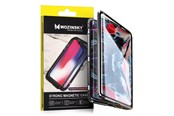 Puhelin - Kannet ja kotelot - Wozinsky Full Magnetic Case Magnetic Case 360 Cover Front and Back with Built-in Glass Samsung Galaxy A72 4G Black and Clear - 9111201944152