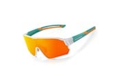 Urheilu & Fitness - Rockbros 14110009003 polarized cycling glasses for children 8-14 years old - green and white - Rockbros-14110009003