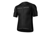 Urheilu & Fitness - Rockbros 15120002004 Short Sleeve Cycling Jersey XL - Black - Rockbros-15120002004
