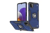 Puhelin - Kannet ja kotelot - Wozinsky Ring Armor Armored Hybrid Case Cover + Magnetic Holder Samsung Galaxy A22 4G Blue - 9111201944893