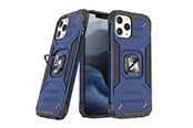 Puhelin - Kannet ja kotelot - Wozinsky Ring Armor Armored Hybrid Case Cover + Magnetic Holder iPhone 13 Mini Blue - 9111201944848