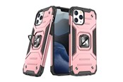 Puhelin - Kannet ja kotelot - Wozinsky Ring Armor Armored Hybrid Case Cover + Magnetic Holder for iPhone 13 Pro Pink - 9111201944657