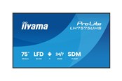 Infonäytöt & Digitaaliset opasteet - iiyama ProLite LH7575UHS-B2AG 75" Class (74.5" viewable) LED-backlit LCD display - 4K - for digital signage - LH7575UHS-B2AG