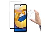 Puhelintarvikkeet - Näytönsuojat - Wozinsky Full Cover Flexi Nano Glass Film Tempered Glass With Frame Xiaomi Redmi Note 11T 5G / Redmi Note 11S 5G / Poco M4 Pro 5G Transparent - 9145576240366