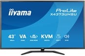 Näyttö - 43" iiyama ProLite X4373UHSU - 3840x2160 (4K) - 120Hz - IPS - 95W USB-C - KVM switch - X4373UHSU-B2