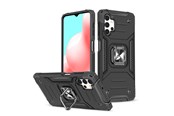 Puhelin - Kannet ja kotelot - Wozinsky Ring Armor Armored Hybrid Case Cover + Magnetic Holder Samsung Galaxy A73 Black - 9145576243602