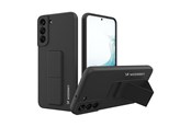 Puhelin - Kannet ja kotelot - Wozinsky Kickstand Case Silicone Case with Stand Samsung Galaxy S22+ Case Black - 9145576247631