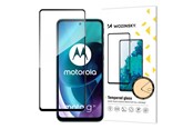 Puhelintarvikkeet - Näytönsuojat - Wozinsky Super Durable Full Glue Tempered Glass Full Screen Protector Frame Case Friendly Motorola Moto G71 5G Black - 9145576245705