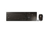 Näppäimistöt - Cherry DW 9100 SLIM - Näppäimistö ja Hiirisetti - Italialainen - Kulta - JD-9100IT-2