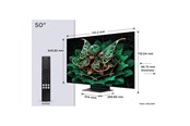 Televisio - TCL 50" Televisio LED 4K 50"" C7K – 4K QD Mini-LED Google TV - 50C7K