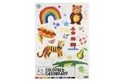 Rakennussarjat - Creative Craft Group Coloured cardboard A3 10 sheets - 10 colours 300 gsm - 110004