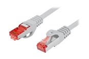 Verkkokaapelit - Lanberg PCF6-10CU - patch cable - 2 m - grey - Harmaa - 2m - PCF6-10CU-0200-S