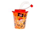 Lelut - LG-Imports Cup with Lid and Straw Pirate 12 pcs. - 8170
