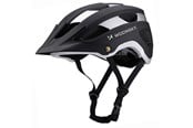 Pyörätarvikkeet - Wozinsky MTB Bicycle Helmet with Detachable Visor Light 57-62 cm - Black and Silver - 5907769380839