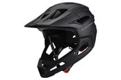 Pyörätarvikkeet - Wozinsky fullface bicycle helmet with detachable visor light 57-62 cm - black - 5907769380921