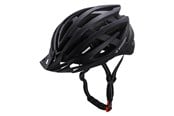 Polkupyörän valot - Wozinsky MTB Bike Helmet with Detachable Visor and USB Rear Light 57-62 cm - Black - 5907769380907