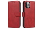 Puhelin - Kannet ja kotelot - Hurtel Magnet Case for Samsung Galaxy S23+ Flip Cover Wallet Stand Red - 5907769351075